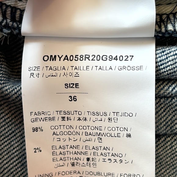 Off-White Blue Denim Jeans - Picture 10 of 11